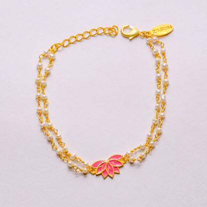 Lotus Aura Rakhi & Lumba Bracelet Box