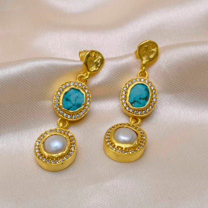 Work of Magic Double Drop Earrings