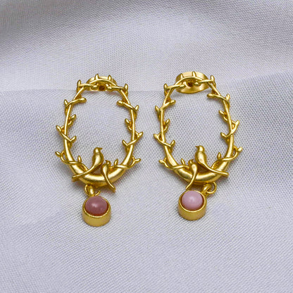 Wreath Of Life Drop Earrings