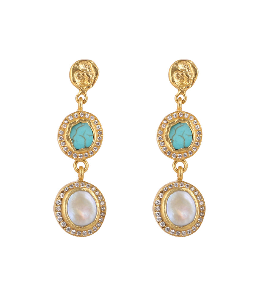 Work of Magic Double Drop Earrings