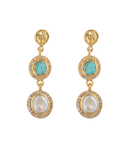 Work of Magic Double Drop Earrings