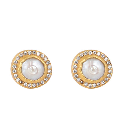 Witty and Wise Baroque Pearl Earrings